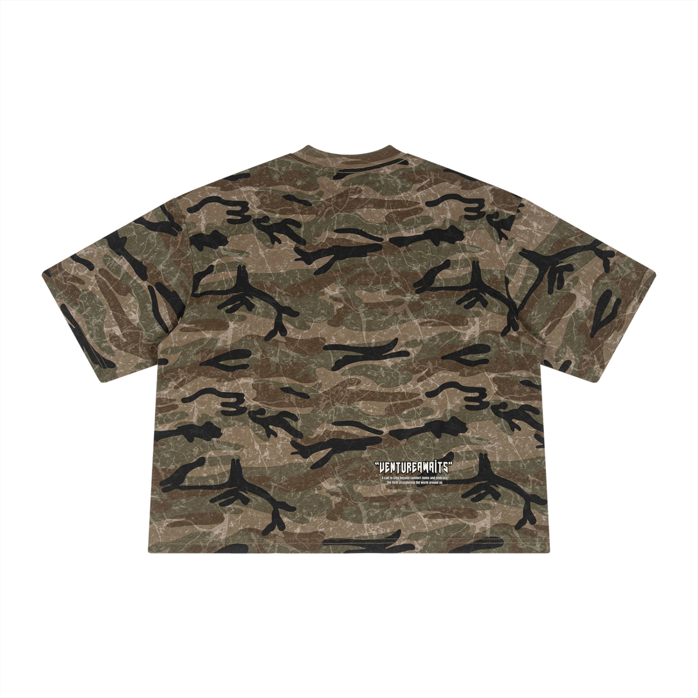 "Visions" Boxy Camo Tee