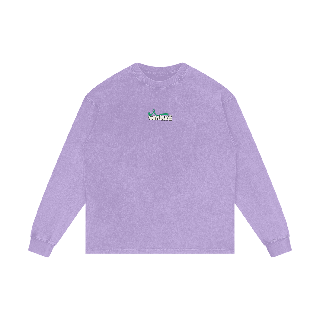 "Mental Health Matters" Acid Wash Long Sleeve