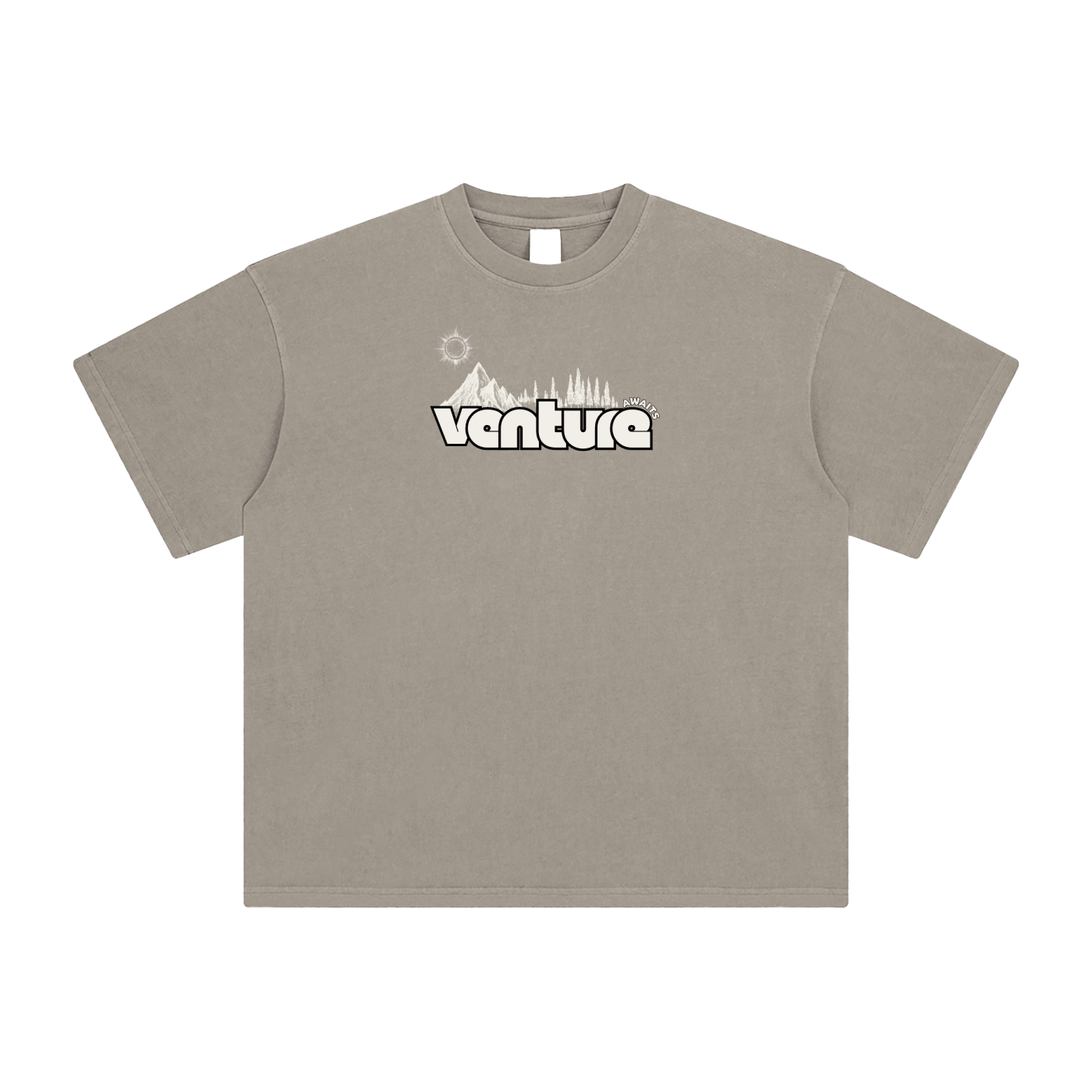 "Venture Awaits" Washed Tee