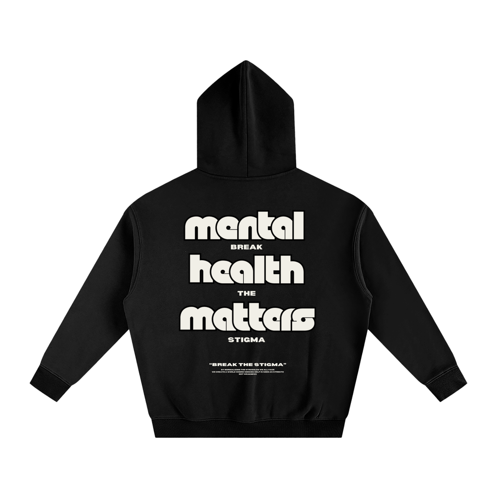 "Mental Health Matters" Fleeced Hoodie