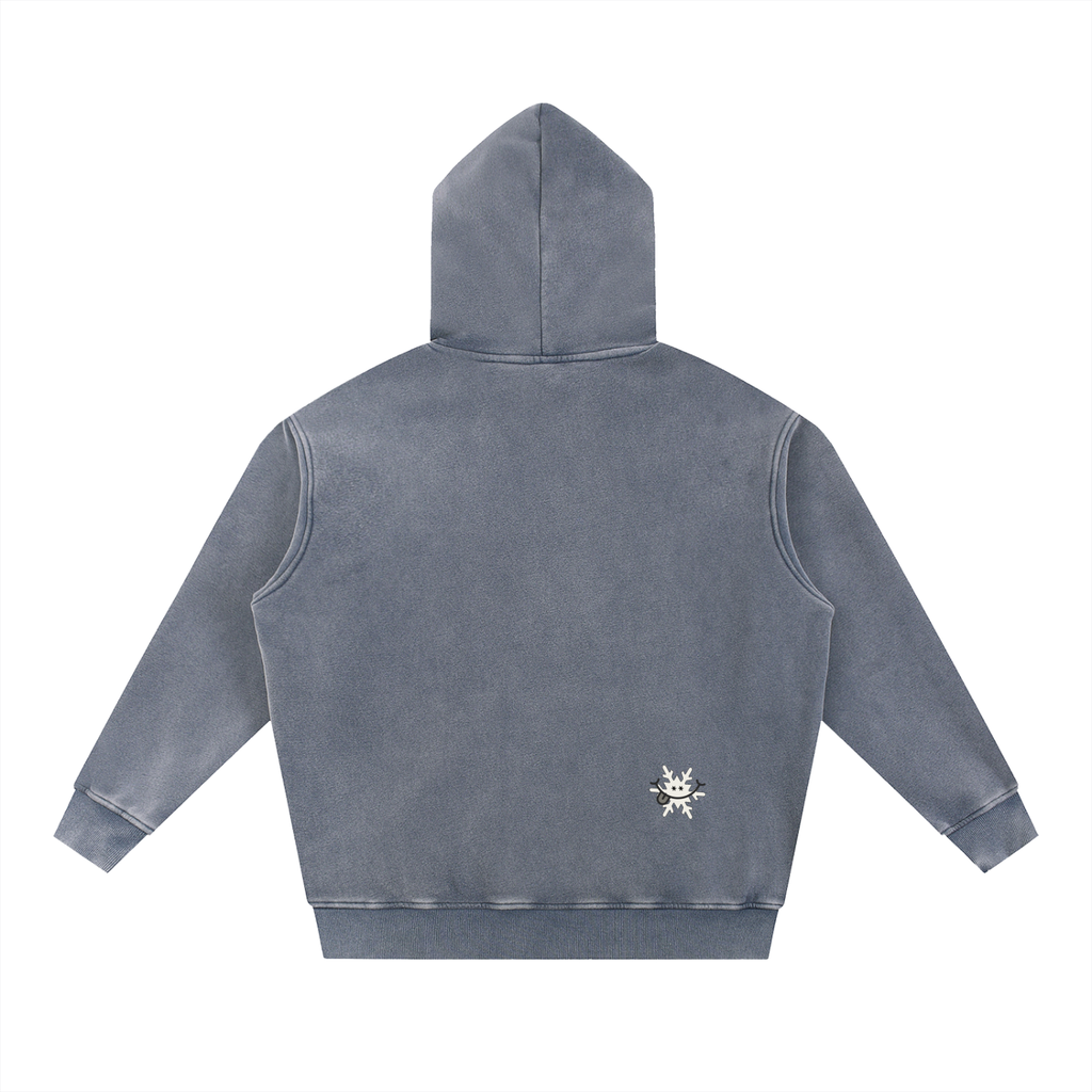 "Venture Awaits" Washed Fleece Hoodie