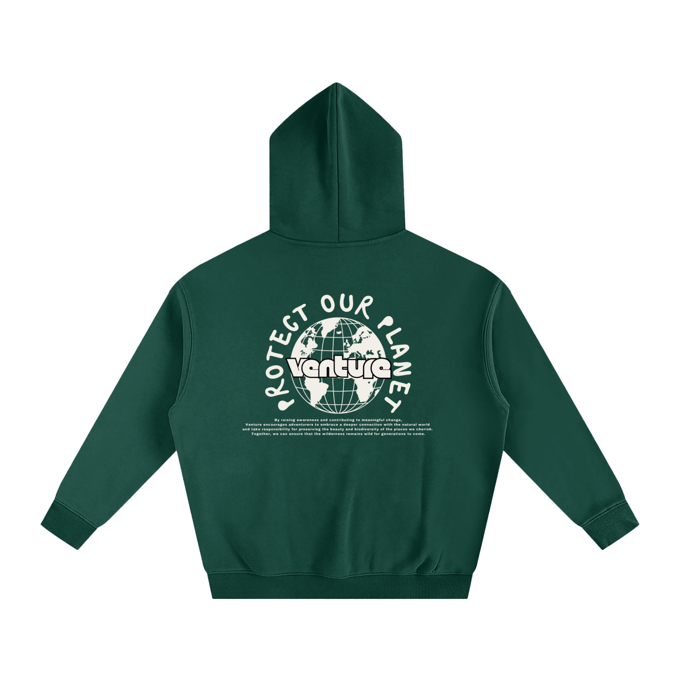 "Protect Our Planet" Fleeced Hoodie