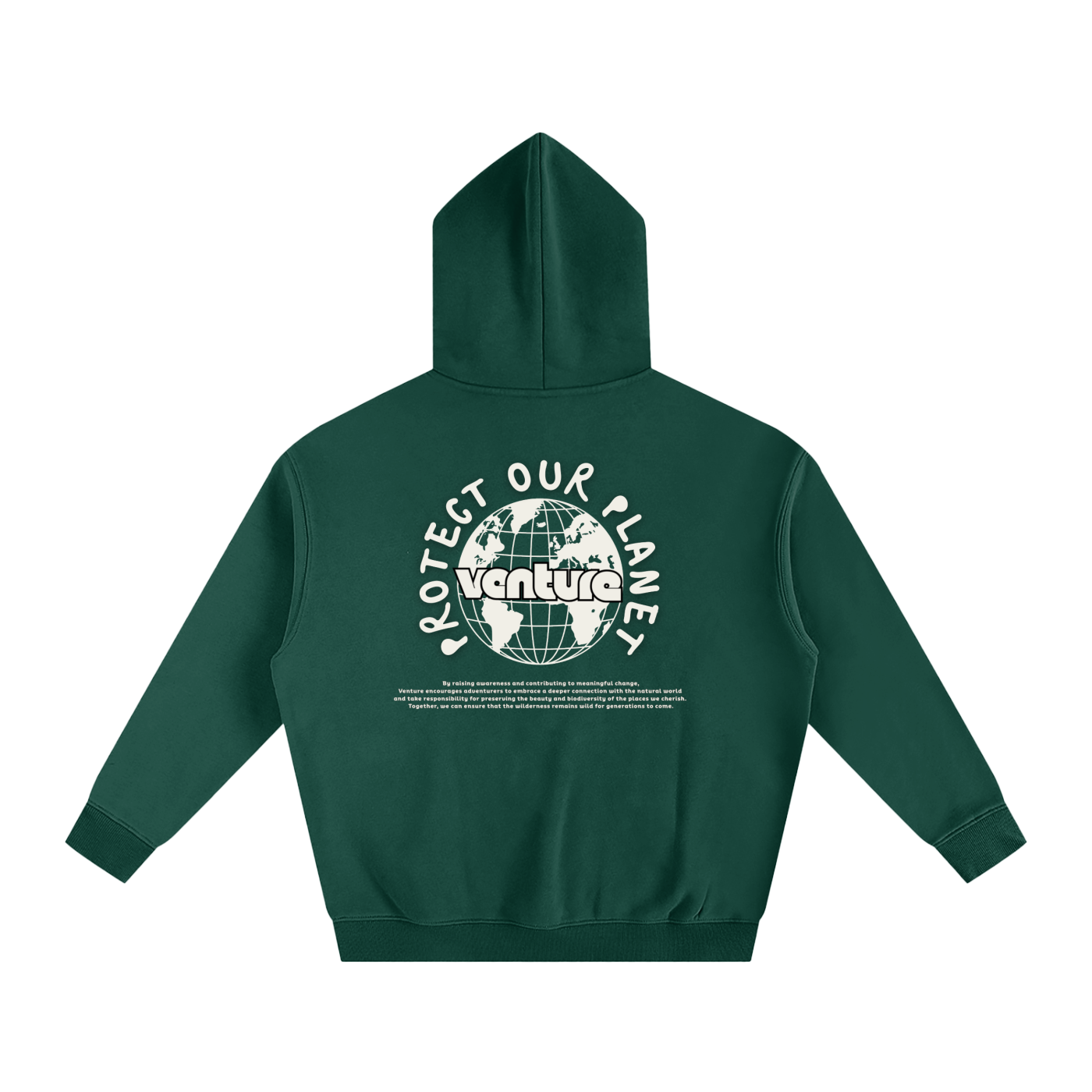"Protect Our Planet" Fleeced Hoodie