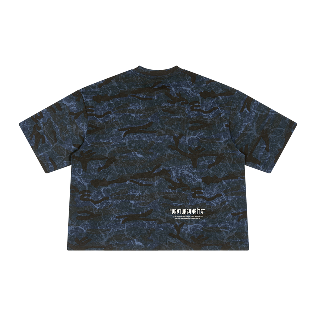 "Visions" Boxy Camo Tee