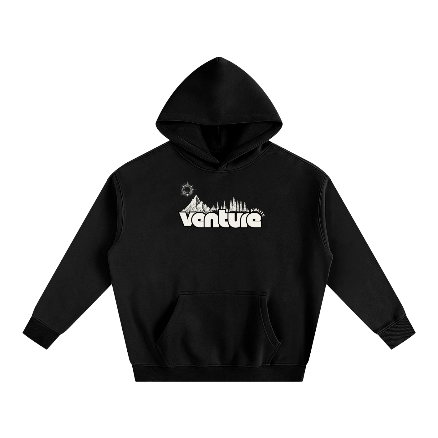 "Venture Awaits" Fleeced Hoodie