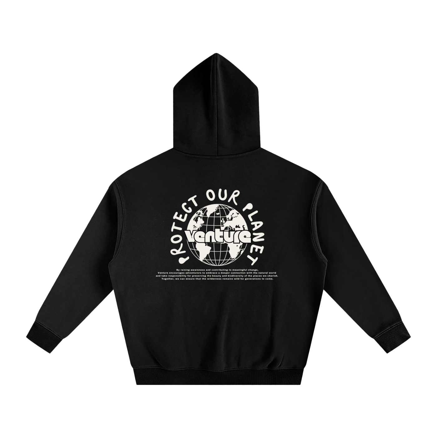 "Protect Our Planet" Fleeced Hoodie