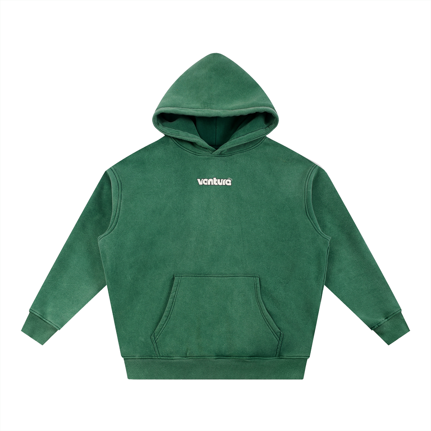 "Venture Awaits" Washed Fleece Hoodie