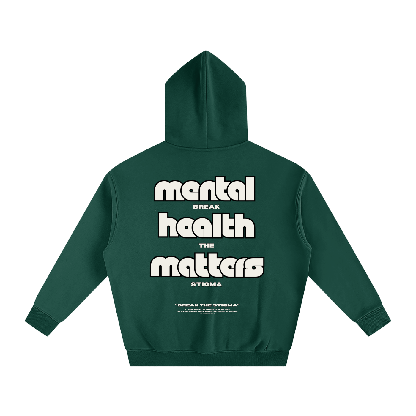 "Mental Health Matters" Fleeced Hoodie