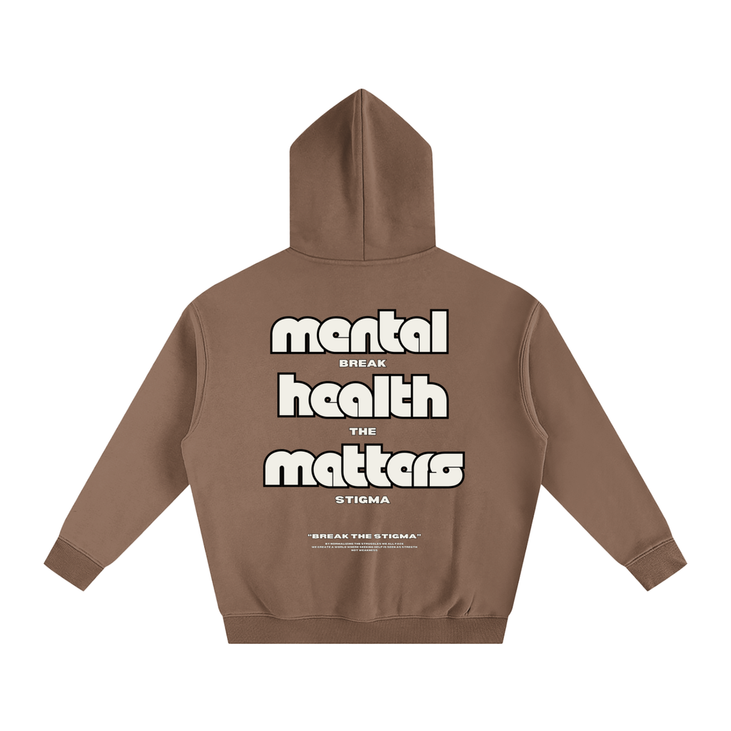 "Mental Health Matters" Fleeced Hoodie