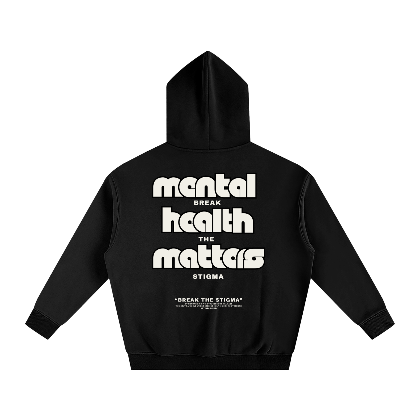 "Mental Health Matters" Fleeced Hoodie